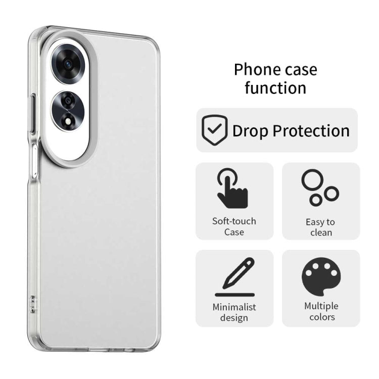 Candy PC Hybrid TPU Shockproof Phone Case, For OPPO A60 Global, For OPPO A60 LATAM, For OPPO K12 5G, For OPPO A3 Pro Global