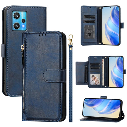Multi-Card Slots Zipper Wallet Leather Phone Case, For Realme 11 5G Global / 11x 5G / C67 India, For Realme 11 4G Global, For Realme GT3 / GT5 240W, For Realme Narzo 60 Pro, For Realme C65 4G Global, For Realme C55 4G Global / Narzo N55                ...