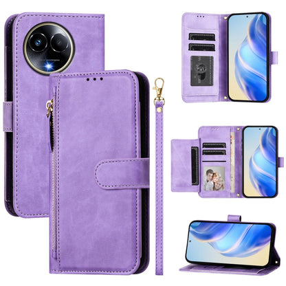 Multi-Card Slots Zipper Wallet Leather Phone Case, For Realme 11 5G Global / 11x 5G / C67 India, For Realme 11 4G Global, For Realme GT3 / GT5 240W, For Realme Narzo 60 Pro, For Realme C65 4G Global, For Realme C55 4G Global / Narzo N55                ...