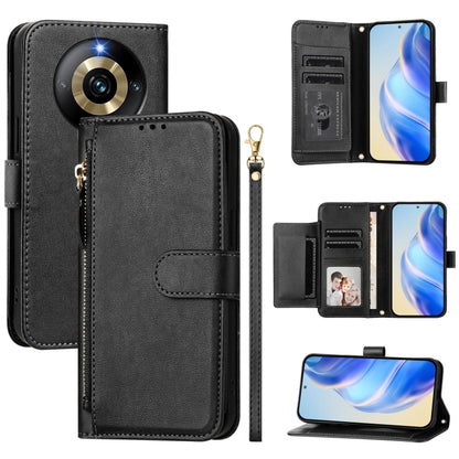 Multi-Card Slots Zipper Wallet Leather Phone Case, For Realme 11 5G Global / 11x 5G / C67 India, For Realme 11 4G Global, For Realme GT3 / GT5 240W, For Realme Narzo 60 Pro, For Realme C65 4G Global, For Realme C55 4G Global / Narzo N55                ...