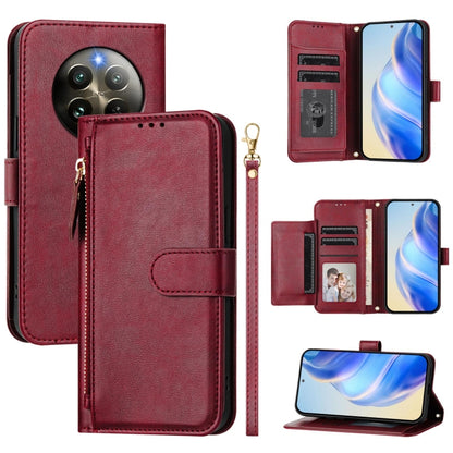 Multi-Card Slots Zipper Wallet Leather Phone Case, For Realme 14 / 14T 5G, For Realme P3 Ultra 5G, For Realme P3 5G / Realme Neo7x, For Realme 14 Pro+, For Realme GT 7 Pro, For Realme C63 5G Global, For Realme Note 60 4G Global / C61 India             ...
