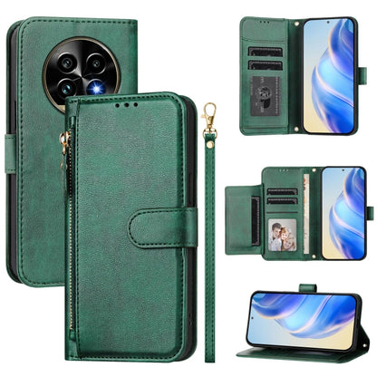 Multi-Card Slots Zipper Wallet Leather Phone Case, For Realme 14 / 14T 5G, For Realme P3 Ultra 5G, For Realme P3 5G / Realme Neo7x, For Realme 14 Pro+, For Realme GT 7 Pro, For Realme C63 5G Global, For Realme Note 60 4G Global / C61 India             ...