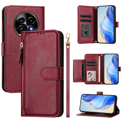 Multi-Card Slots Zipper Wallet Leather Phone Case, For Realme 14 / 14T 5G, For Realme P3 Ultra 5G, For Realme P3 5G / Realme Neo7x, For Realme 14 Pro+, For Realme GT 7 Pro, For Realme C63 5G Global, For Realme Note 60 4G Global / C61 India             ...