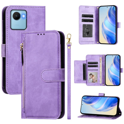 Multi-Card Slots Zipper Wallet Leather Phone Case, For Realme 11 5G Global / 11x 5G / C67 India, For Realme 11 4G Global, For Realme GT3 / GT5 240W, For Realme Narzo 60 Pro, For Realme C65 4G Global, For Realme C55 4G Global / Narzo N55                ...