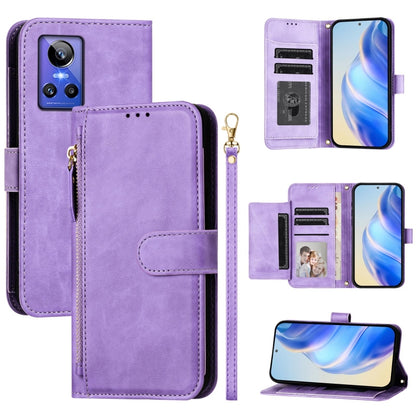 Multi-Card Slots Zipper Wallet Leather Phone Case, For Realme 11 5G Global / 11x 5G / C67 India, For Realme 11 4G Global, For Realme GT3 / GT5 240W, For Realme Narzo 60 Pro, For Realme C65 4G Global, For Realme C55 4G Global / Narzo N55                ...