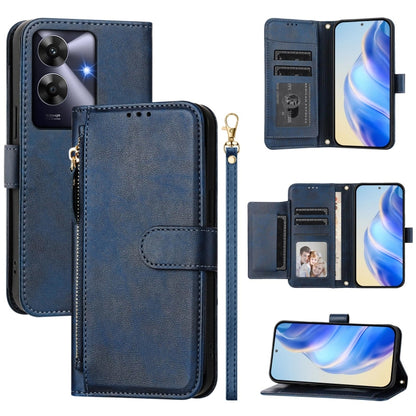 Multi-Card Slots Zipper Wallet Leather Phone Case, For Realme 14 / 14T 5G, For Realme P3 Ultra 5G, For Realme P3 5G / Realme Neo7x, For Realme 14 Pro+, For Realme GT 7 Pro, For Realme C63 5G Global, For Realme Note 60 4G Global / C61 India             ...