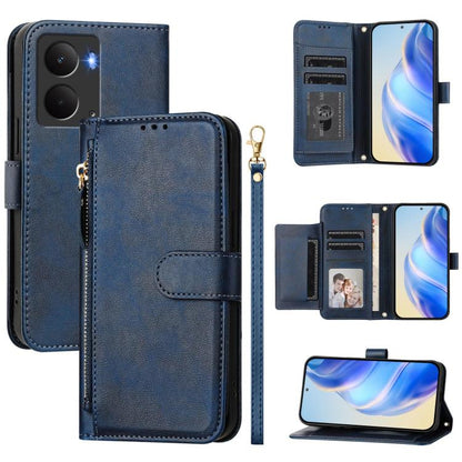 Multi-Card Slots Zipper Wallet Leather Phone Case, For Realme 14 / 14T 5G, For Realme P3 Ultra 5G, For Realme P3 5G / Realme Neo7x, For Realme 14 Pro+, For Realme GT 7 Pro, For Realme C63 5G Global, For Realme Note 60 4G Global / C61 India             ...