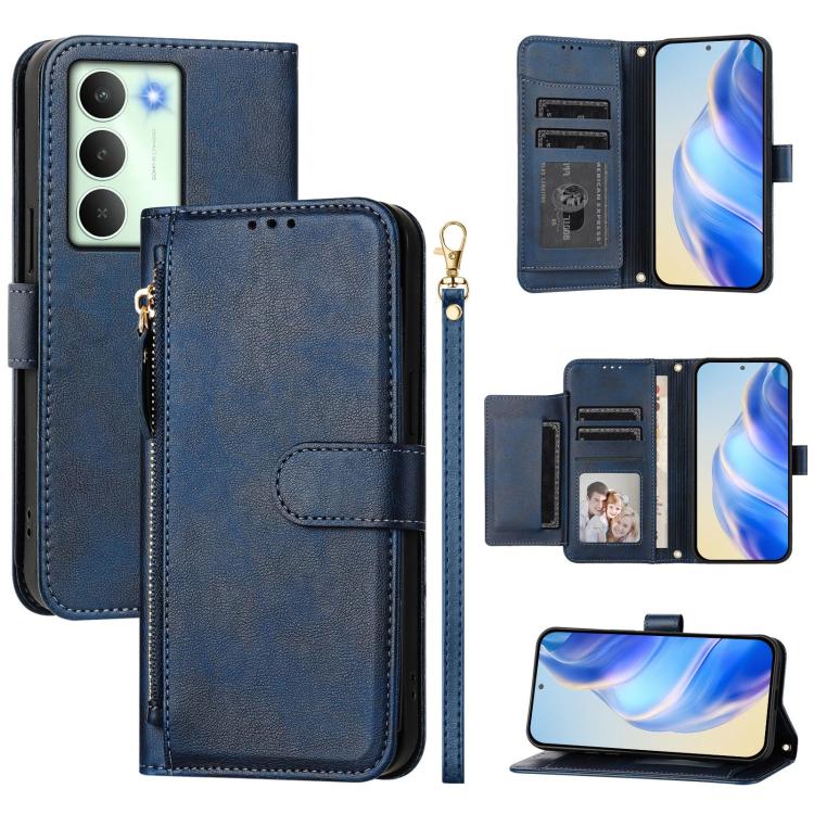 Multi-Card Slots Zipper Wallet Leather Phone Case, For Realme P4 Power 5G, For Realme Note 80 4G, For Realme C83 5G / C85 5G / 15x 5G India, For Realme 16 5G, For Realme 16 Pro+ 5G, For Realme 16 Pro 5G, For Realme Note 70 4G / Note 70T 4G / C71 4G    ...
