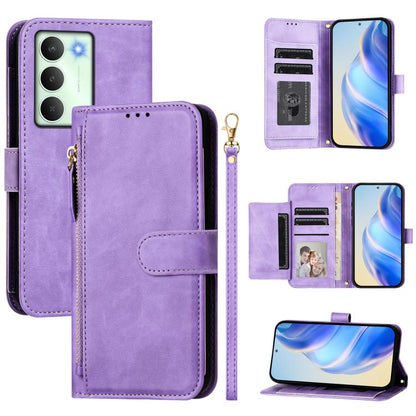 Multi-Card Slots Zipper Wallet Leather Phone Case, For Realme P4 Power 5G, For Realme Note 80 4G, For Realme C83 5G / C85 5G / 15x 5G India, For Realme 16 5G, For Realme 16 Pro+ 5G, For Realme 16 Pro 5G, For Realme Note 70 4G / Note 70T 4G / C71 4G    ...