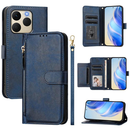 Multi-Card Slots Zipper Wallet Leather Phone Case, For Realme P4 Power 5G, For Realme Note 80 4G, For Realme C83 5G / C85 5G / 15x 5G India, For Realme 16 5G, For Realme 16 Pro+ 5G, For Realme 16 Pro 5G, For Realme Note 70 4G / Note 70T 4G / C71 4G    ...