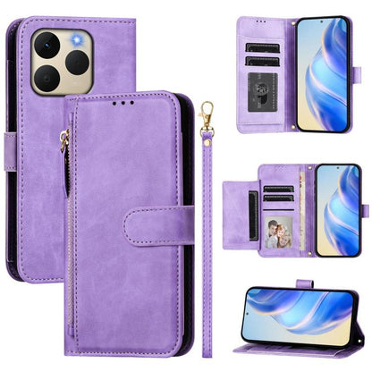 Multi-Card Slots Zipper Wallet Leather Phone Case, For Realme P4 Power 5G, For Realme Note 80 4G, For Realme C83 5G / C85 5G / 15x 5G India, For Realme 16 5G, For Realme 16 Pro+ 5G, For Realme 16 Pro 5G, For Realme Note 70 4G / Note 70T 4G / C71 4G    ...