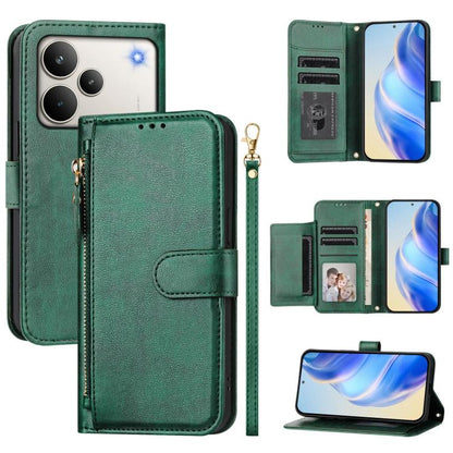 Multi-Card Slots Zipper Wallet Leather Phone Case, For Realme P4 Power 5G, For Realme Note 80 4G, For Realme C83 5G / C85 5G / 15x 5G India, For Realme 16 5G, For Realme 16 Pro+ 5G, For Realme 16 Pro 5G, For Realme Note 70 4G / Note 70T 4G / C71 4G    ...