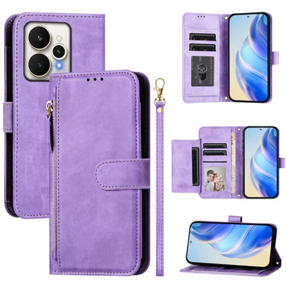 Multi-Card Slots Zipper Wallet Leather Phone Case, For Realme P4 Power 5G, For Realme Note 80 4G, For Realme C83 5G / C85 5G / 15x 5G India, For Realme 16 5G, For Realme 16 Pro+ 5G, For Realme 16 Pro 5G, For Realme Note 70 4G / Note 70T 4G / C71 4G    ...