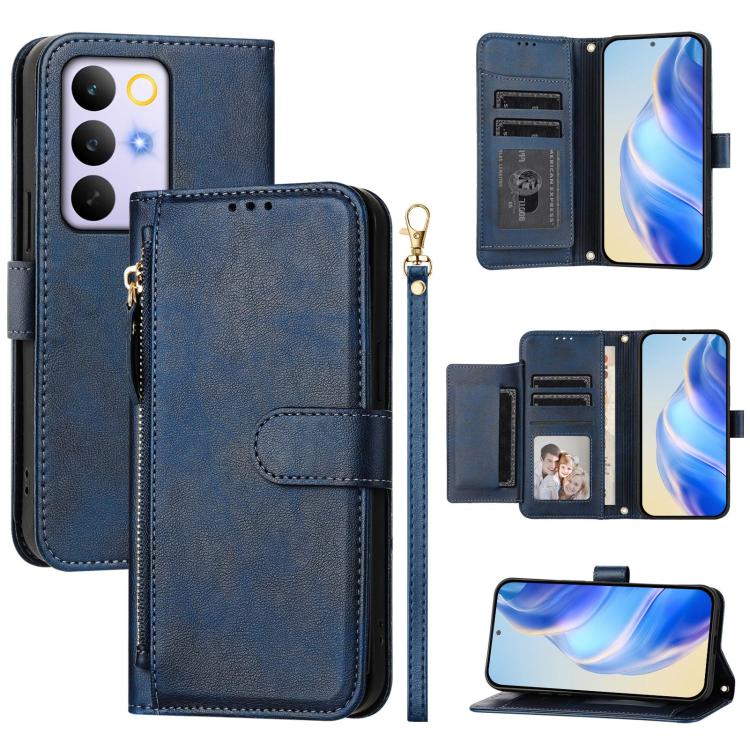 Multi-Card Slots Zipper Wallet Leather Phone Case, For Realme P4 Power 5G, For Realme Note 80 4G, For Realme C83 5G / C85 5G / 15x 5G India, For Realme 16 5G, For Realme 16 Pro+ 5G, For Realme 16 Pro 5G, For Realme Note 70 4G / Note 70T 4G / C71 4G    ...