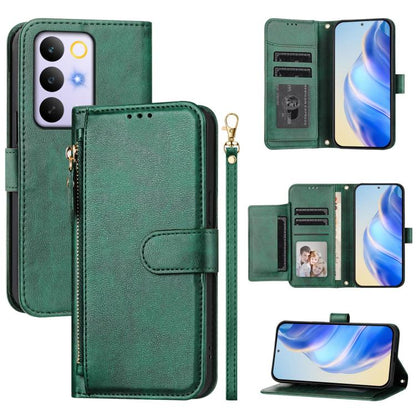 Multi-Card Slots Zipper Wallet Leather Phone Case, For Realme P4 Power 5G, For Realme Note 80 4G, For Realme C83 5G / C85 5G / 15x 5G India, For Realme 16 5G, For Realme 16 Pro+ 5G, For Realme 16 Pro 5G, For Realme Note 70 4G / Note 70T 4G / C71 4G    ...