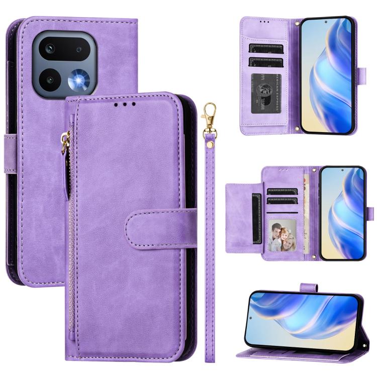 Multi-Card Slots Zipper Wallet Leather Phone Case, For Realme P4 Power 5G, For Realme Note 80 4G, For Realme C83 5G / C85 5G / 15x 5G India, For Realme 16 5G, For Realme 16 Pro+ 5G, For Realme 16 Pro 5G, For Realme Note 70 4G / Note 70T 4G / C71 4G    ...