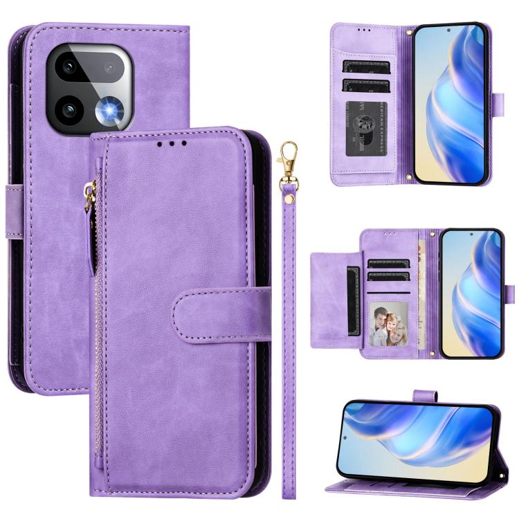 Multi-Card Slots Zipper Wallet Leather Phone Case, For Realme P4 Power 5G, For Realme Note 80 4G, For Realme C83 5G / C85 5G / 15x 5G India, For Realme 16 5G, For Realme 16 Pro+ 5G, For Realme 16 Pro 5G, For Realme Note 70 4G / Note 70T 4G / C71 4G    ...