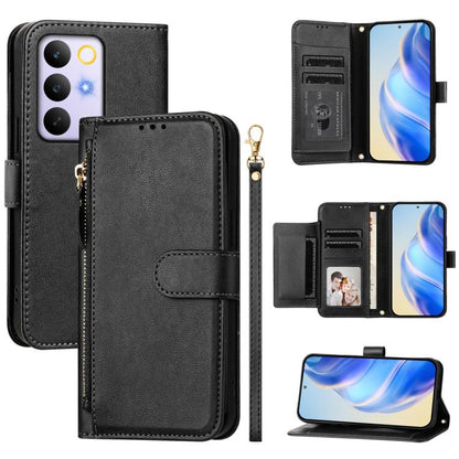 Multi-Card Slots Zipper Wallet Leather Phone Case, For Realme P4 Power 5G, For Realme Note 80 4G, For Realme C83 5G / C85 5G / 15x 5G India, For Realme 16 5G, For Realme 16 Pro+ 5G, For Realme 16 Pro 5G, For Realme Note 70 4G / Note 70T 4G / C71 4G    ...