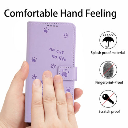 Embossed Kitten Phone Leather Case with Lanyard, For Tecno Spark 20 Pro+ 4G, For Tecno Spark 20 Pro, For Tecno Spark Go 2024 4G, For Tecno Pova 5 Pro, For Tecno Pova 5, For Tecno Camon 20 Premier, For Tecno Camon 20 Pro 5G                              ...