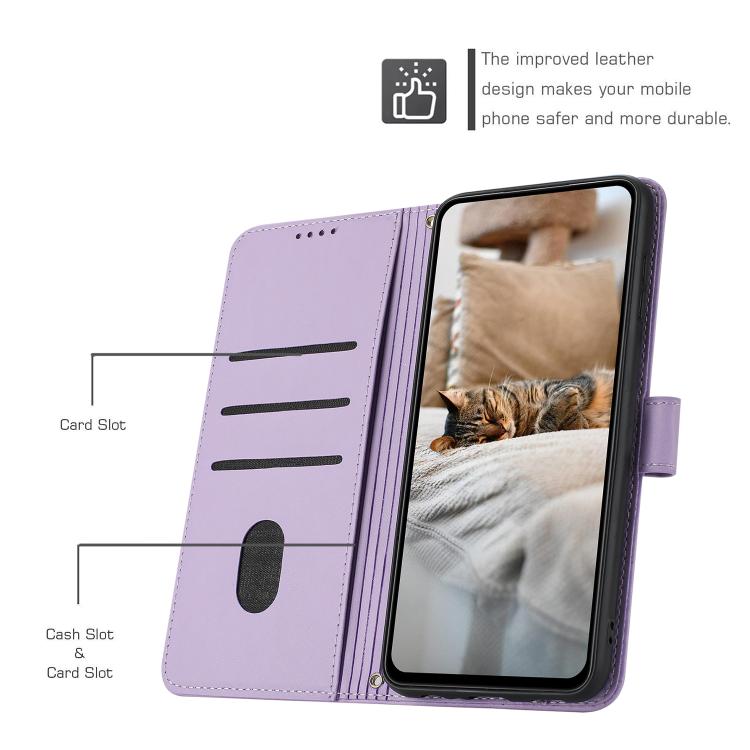 Embossed Kitten Phone Leather Case with Lanyard, For Tecno Camon 40 Premier, For Tecno Camon 40 4G, For Tecno Camon 40 Pro 5G, For Tecno Spark 30C 5G / Pop 9 5G, For Tecno Camon 30S, For Tecno Spark 30 5G, For Tecno Spark 30 Pro, For Tecno Spark 30 4G ...