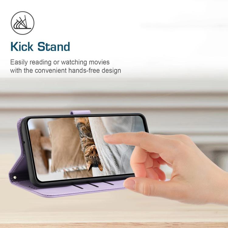 Embossed Kitten Phone Leather Case with Lanyard, For Tecno Camon 40 Premier, For Tecno Camon 40 4G, For Tecno Camon 40 Pro 5G, For Tecno Spark 30C 5G / Pop 9 5G, For Tecno Camon 30S, For Tecno Spark 30 5G, For Tecno Spark 30 Pro, For Tecno Spark 30 4G ...