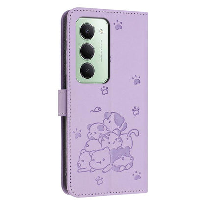 Embossed Kitten Phone Leather Case with Lanyard, For Redmi 15 5G / 4G EU 171mm, For Redmi 15C 5G / 4G Global 171mm, For Redmi A5 4G 171.7mm / Poco C71, For Redmi Note 14 4G 164.84mm, For Redmi Turbo 4 / Xiaomi Poco X7 Pro, For Redmi K80 / K80 Pro      ...