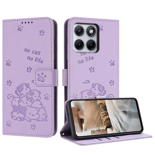 Embossed Kitten Phone Leather Case with Lanyard, For Motorola Edge 5G 2026, For Motorola Moto G37 / G37 Power / G47, For Motorola Edge 70 Pro 5G, For Motorola Moto G17 / G17 Power 4G, For Motorola Moto G67 / G77 5G, For Motorola Edge 70 Fusion 5G      ...