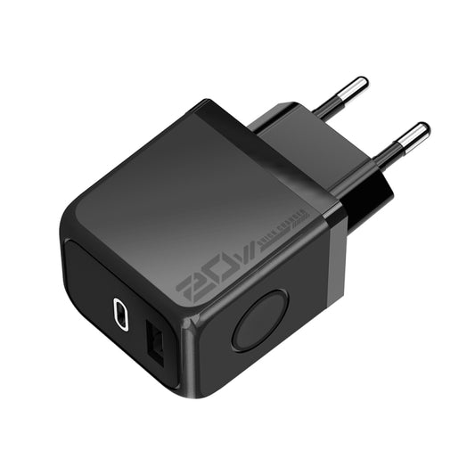 M167 PD 20W Type-C and USB QC 3.0 Fast Charger, EU Plug, US Plug