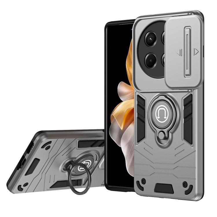 Camshield Ring Holder Phone Case, For Tecno Pova Slim 5G / Spark Slim 4G, For Tecno Pop 10, For Tecno Camon 40 Pro 4G, For Tecno Camon 30S, For Tecno Spark 30 Pro, For Tecno Spark 30 4G, For Tecno Spark Go 2025 / Spark Go 1, For Tecno Pova 6 Neo 4G    ...