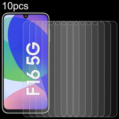 10pcs 0.26mm 9H 2.5D Tempered Glass Film, For Galaxy Buddy5 5G, For Galaxy F07e 4G, For Samsung Galaxy M17e 5G, For Samsung Galaxy F07 4G, For Samsung Galaxy M07 4G, For Samsung Galaxy F17 5G, For Samsung Galaxy A57, For Samsung Galaxy A27             ...