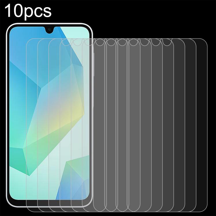 10pcs 0.26mm 9H 2.5D Tempered Glass Film, For Galaxy Buddy5 5G, For Galaxy F07e 4G, For Samsung Galaxy M17e 5G, For Samsung Galaxy F07 4G, For Samsung Galaxy M07 4G, For Samsung Galaxy F17 5G, For Samsung Galaxy A57, For Samsung Galaxy A27             ...