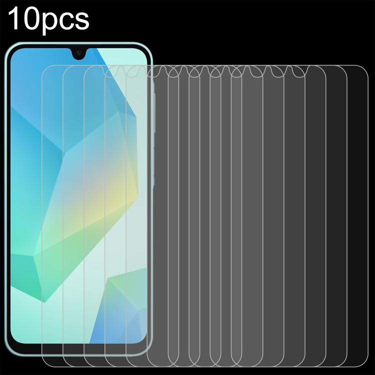10pcs 0.26mm 9H 2.5D Tempered Glass Film, For Galaxy Buddy5 5G, For Galaxy F07e 4G, For Samsung Galaxy M17e 5G, For Samsung Galaxy F07 4G, For Samsung Galaxy M07 4G, For Samsung Galaxy F17 5G, For Samsung Galaxy A57, For Samsung Galaxy A27             ...