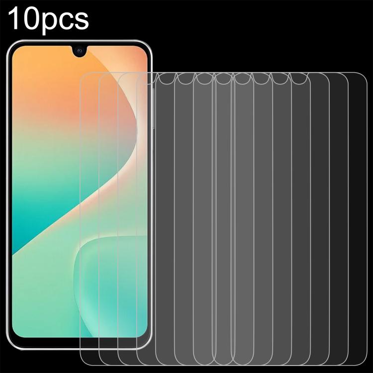 10pcs 0.26mm 9H 2.5D Tempered Glass Film, For Galaxy A08 4G, For Galaxy A08 5G, For Galaxy A18 4G, For Galaxy A18 5G, For Galaxy M47 5G, For Galaxy Buddy5 5G, For Galaxy F07e 4G, For Samsung Galaxy M17e 5G, For Samsung Galaxy F07 4G                    ...