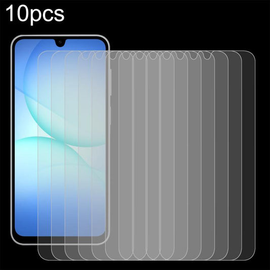 10pcs 0.26mm 9H 2.5D Tempered Glass Film, For Galaxy Buddy5 5G, For Galaxy F07e 4G, For Samsung Galaxy M17e 5G, For Samsung Galaxy F07 4G, For Samsung Galaxy M07 4G, For Samsung Galaxy F17 5G, For Samsung Galaxy A57, For Samsung Galaxy A27             ...
