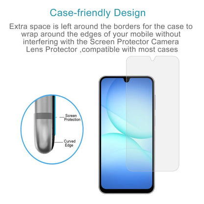 10pcs 0.26mm 9H 2.5D Tempered Glass Film, For Galaxy Buddy5 5G, For Galaxy F07e 4G, For Samsung Galaxy M17e 5G, For Samsung Galaxy F07 4G, For Samsung Galaxy M07 4G, For Samsung Galaxy F17 5G, For Samsung Galaxy A57, For Samsung Galaxy A27             ...