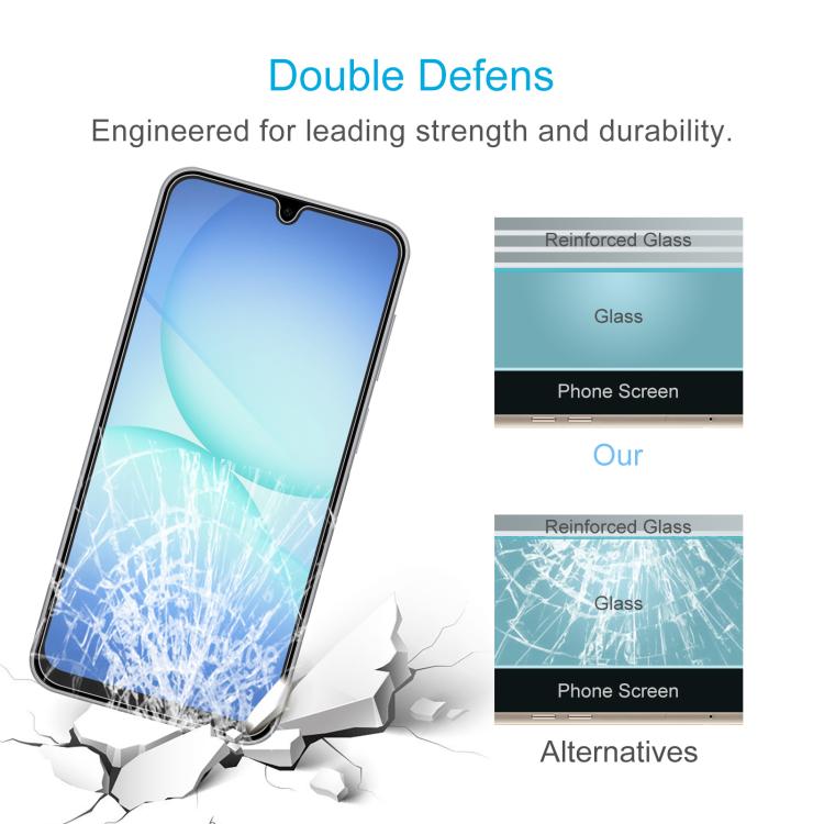 10pcs 0.26mm 9H 2.5D Tempered Glass Film, For Galaxy Buddy5 5G, For Galaxy F07e 4G, For Samsung Galaxy M17e 5G, For Samsung Galaxy F07 4G, For Samsung Galaxy M07 4G, For Samsung Galaxy F17 5G, For Samsung Galaxy A57, For Samsung Galaxy A27             ...