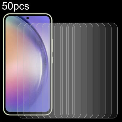 50pcs 0.26mm 9H 2.5D Tempered Glass Film
