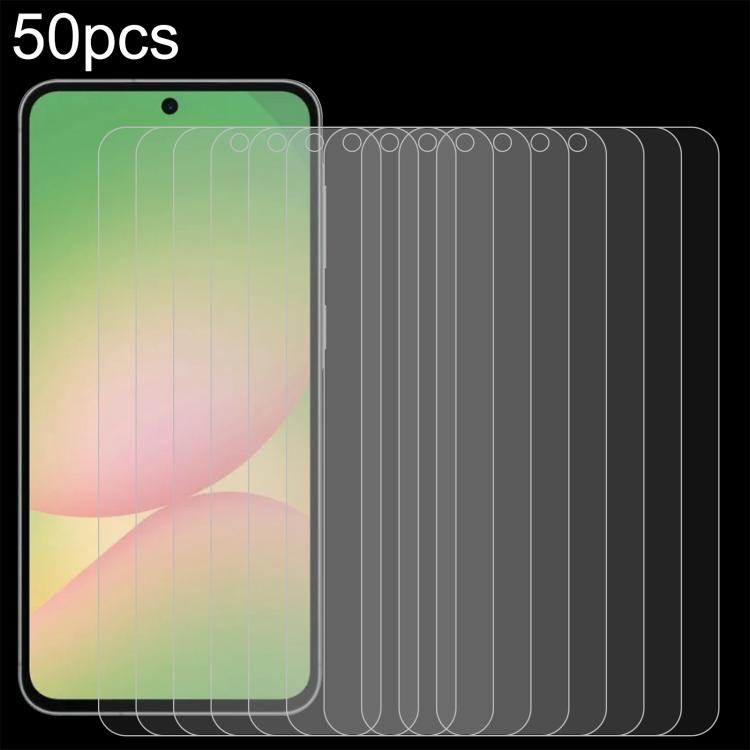 50pcs 0.26mm 9H 2.5D Tempered Glass Film