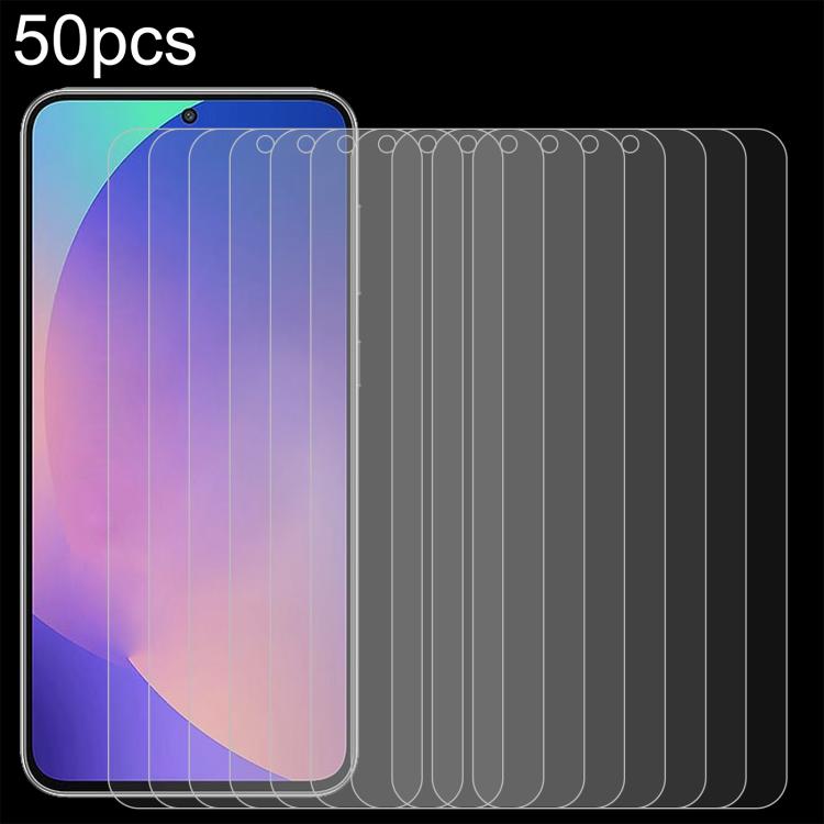50pcs 0.26mm 9H 2.5D Tempered Glass Film