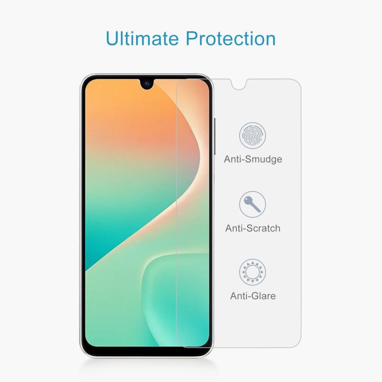 50pcs 0.26mm 9H 2.5D Tempered Glass Film