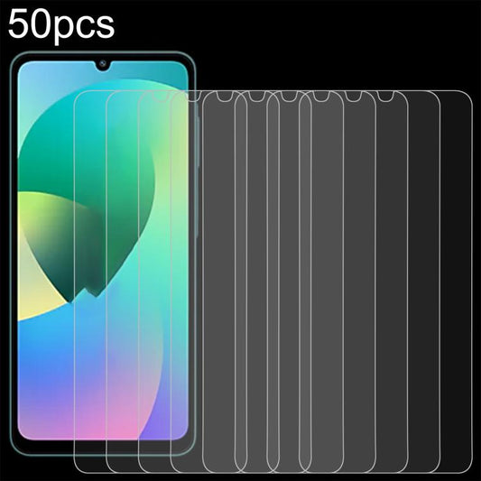 50pcs 0.26mm 9H 2.5D Tempered Glass Film