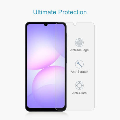 50 pièces Film en verre trempé 0,26 mm 9H 2.5D, pour Galaxy Buddy5 5G, pour Galaxy F07e 4G, pour Samsung Galaxy M17e 5G, pour Samsung Galaxy F07 4G, pour Samsung Galaxy M07 4G, pour Samsung Galaxy F17 5G, pour Samsung Galaxy A57, pour Samsung Galaxy A27