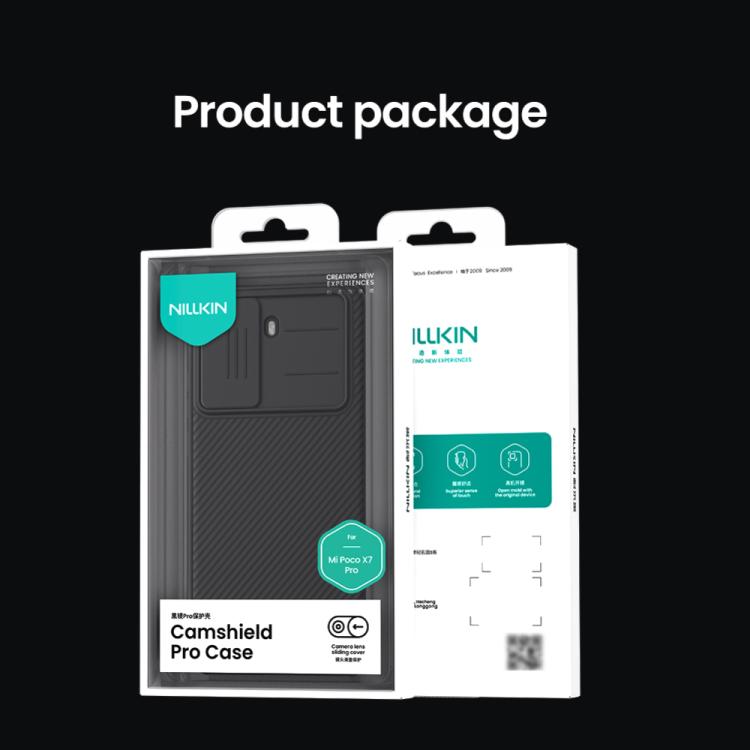 NILLKIN CamShield Pro PC Phone Case, For Xiaomi Poco X7 Pro, For Xiaomi 14T Pro, For Xiaomi 14T