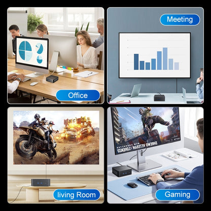 Ninkear N10 Windows 11 Bluetooth 4.2 Mini PC, 16GB+512GB, Intel Processor N100 Alder Lake-N