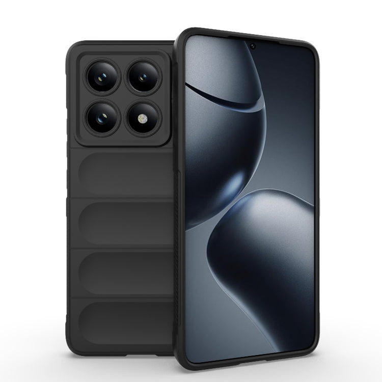 Magic Shield TPU + Flannel Phone Case, For Xiaomi 15 5G, For Xiaomi 14T Pro 5G Global, For Xiaomi 14T 5G Global