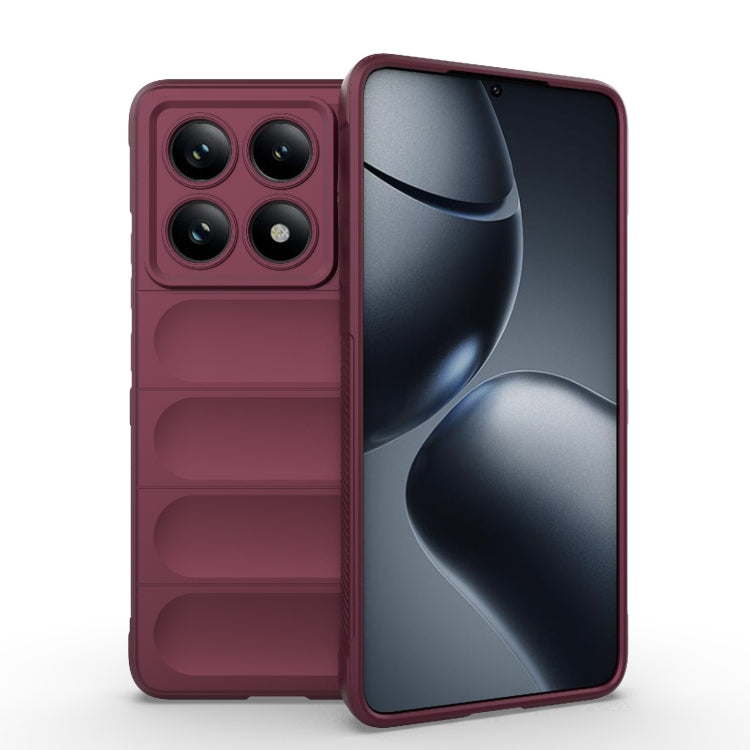 Magic Shield TPU + Flannel Phone Case, For Xiaomi 15 5G, For Xiaomi 14T Pro 5G Global, For Xiaomi 14T 5G Global