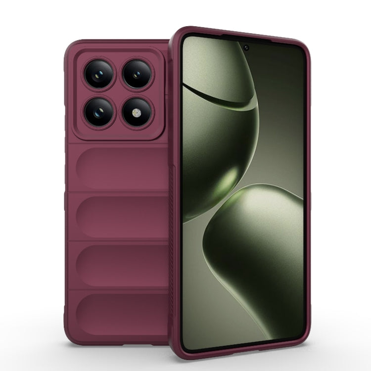 Magic Shield TPU + Flannel Phone Case, For Xiaomi 15 5G, For Xiaomi 14T Pro 5G Global, For Xiaomi 14T 5G Global