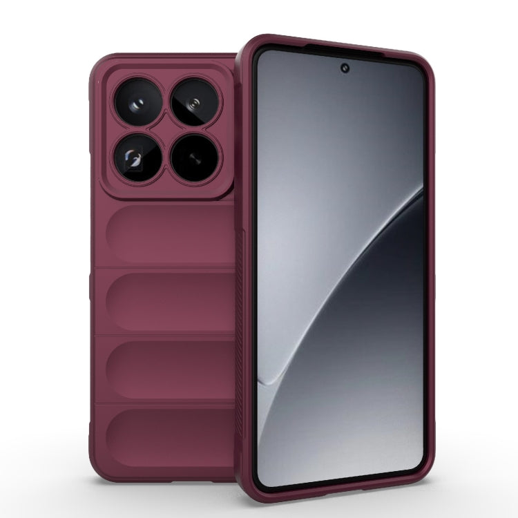 Magic Shield TPU + Flannel Phone Case, For Xiaomi 15T 5G Global, For Xiaomi Poco M7 Pro 5G, For Xiaomi 15 Pro 5G, For Xiaomi 15 5G, For Xiaomi 14T Pro 5G Global, For Xiaomi 14T 5G Global