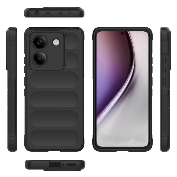 Étui de téléphone Magic Shield en TPU + flanelle, pour Xiaomi Poco M7 Pro 5G, pour Xiaomi 15 Pro 5G, pour Xiaomi 15 5G, pour Xiaomi 14T Pro 5G Global, pour Xiaomi 14T 5G Global