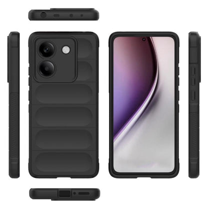 Étui de téléphone Magic Shield en TPU + flanelle, pour Xiaomi Poco M7 Pro 5G, pour Xiaomi 15 Pro 5G, pour Xiaomi 15 5G, pour Xiaomi 14T Pro 5G Global, pour Xiaomi 14T 5G Global